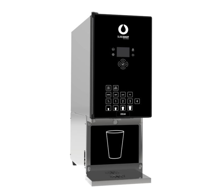 Sureshot Intellishot 2.0 Diary Dispenser 1 x 2.6 Gal. Porduct Case Capacity with 4 Portion Selection - 120V - CA