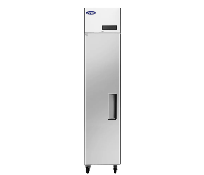 Atosa MBF15FSGRL 17" Slim Top Mount Solid Left Door Reach-In Freezer - 13 cu.ft. - CA