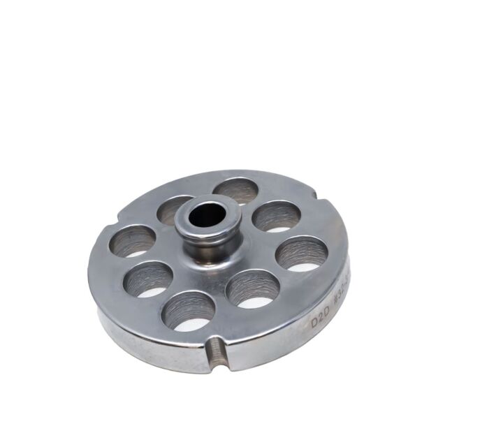 Omcan #32 Stianless Steel Machine Plate with 18mm Hub and 3 Notches/Round - CA