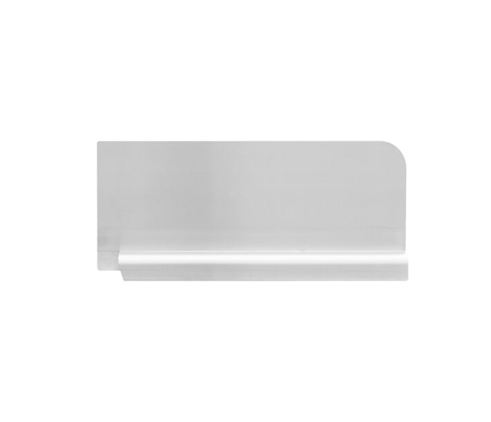 Zanduco Stainless Steel Splash Guard for 20" x 20" Pot Sinks - Right - CA