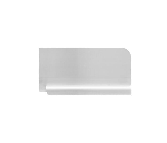Zanduco Stainless Steel Splash Guard for 18" x 21" Pot Sinks - Right - CA