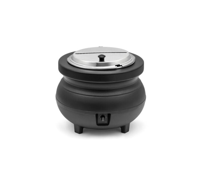 Vollrath 72165 11 Qt. Countertop Soup Warmer With Black Finish - 120V - USA