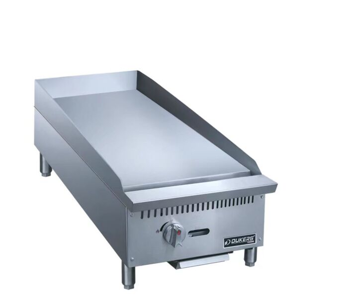Dukers DCGM12 12" Commercial Gas Countertop Radiant Charbroiler - 29,000 BTU - USA