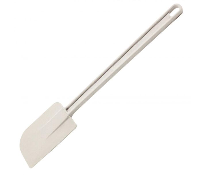 Omcan 10" Plastic Scraper - Flat Blade - CA