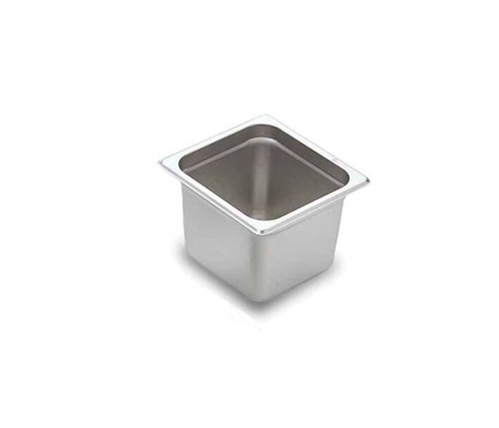 Omcan 1/6 Size 6" Depth Stainless Steel Steam Table Pan - CA