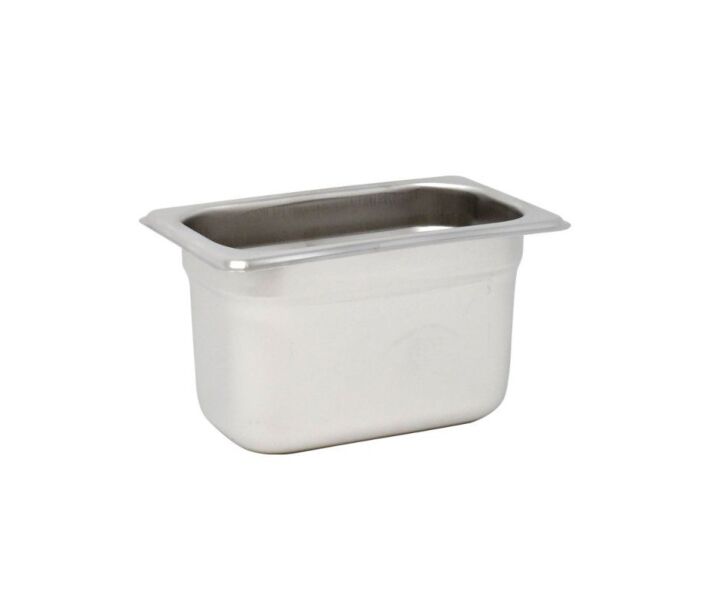 Omcan 1/9 Size 4" Depth Stainless Steel Steam Table Pan - CA