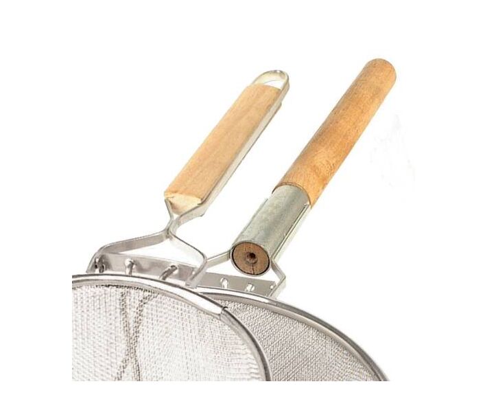 Zanduco 10-1/2"Reinforced Double Mesh with Round Handle - USA
