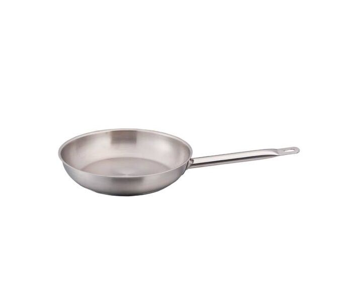 Omcan 9.5" Stainless Steel Fry Pans - USA
