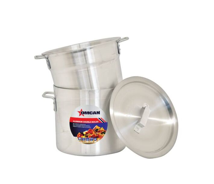 Omcan 12 qt Aluminum Double Boiler - USA