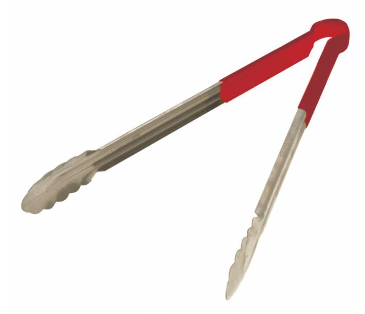 Omcan 16" Heavy-Duty Utility Tong - Red Handle - CA