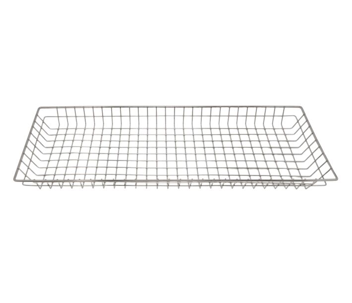 Omcan 10" x 26" x 2" Chrome-Plated Doughnut Basket - USA