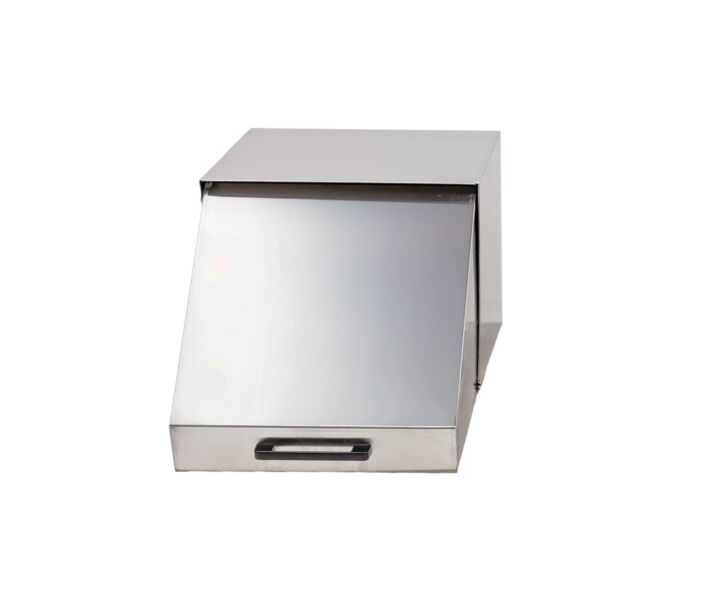 Omcan Roll Top Cover With Handle For Steam Table Stainless Steel - USA