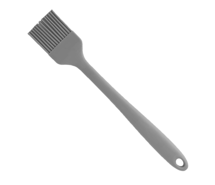 Omcan Silicon Pastry/Basting Brush 10 X 1-3/4 Inch Wide - Grey - USA