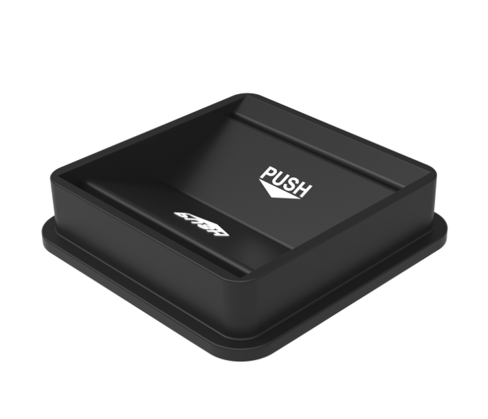 Omcan Black Swing Lid for Square Trash Can, 72000-170 - USA