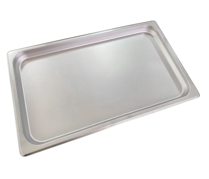 Omcan 1/2 1.25″ Depth Half-Size Stainless Steel Steam Table Pan - CA