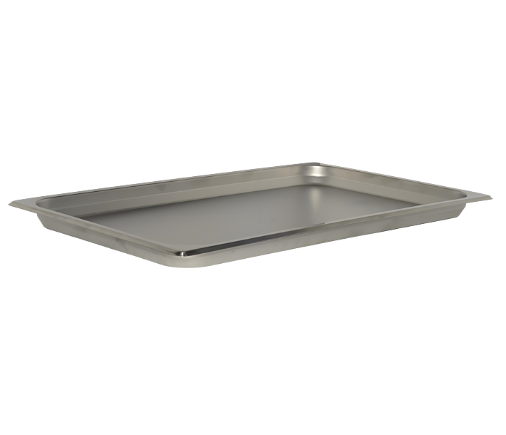 Omcan 1/1 1.25" Depth Full-Size Stainless Steel Steam Table Pan - CA