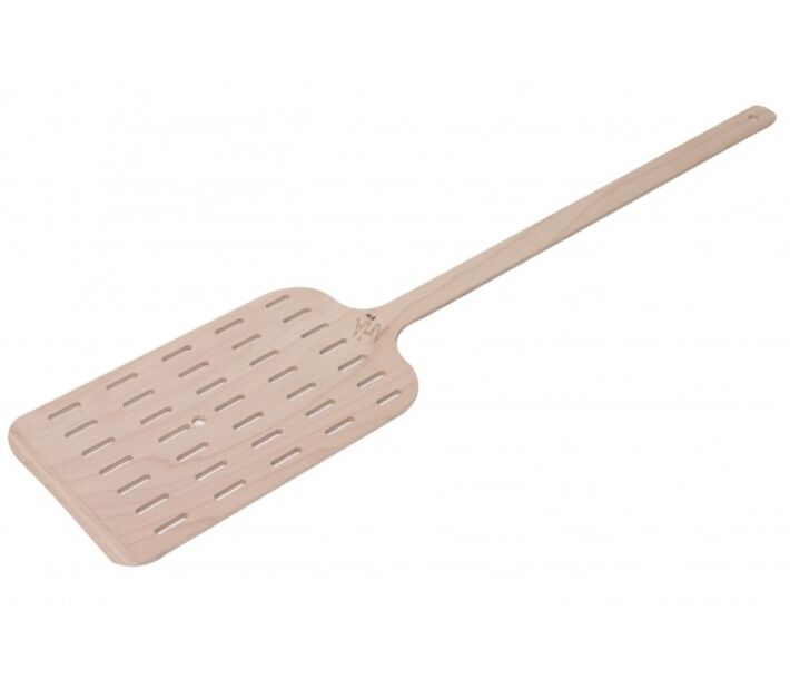 Linea Dori 9.4" x 15.7" Perforated Beech Peel with 30" Handle - USA