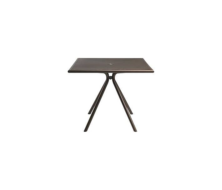 Bum Contract Forte 36" Square Top Table with umbrella hole Forte 862 - USA