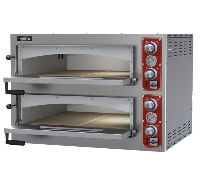 Trento Entry Max Series 39″ Double Chamber Pizza Oven with 27.6″ Chamber – 11.2 kW, 220 V, 1 Ph - CA