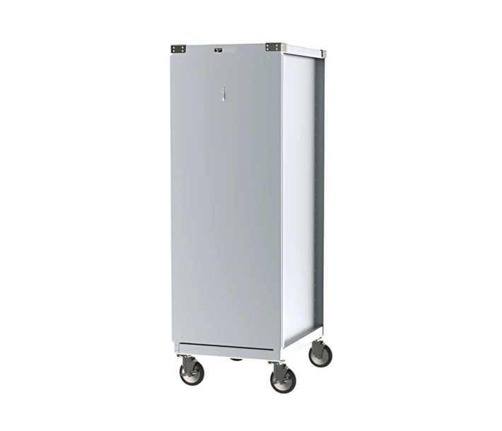 Metro CD3N 35 Pan End Load Uninsulated Bun / Sheet Pan Rack / Delivery / Storage Cabinet Enclosed with Lockable Door - CA