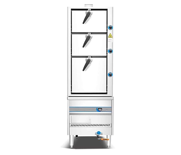 Dukers DCSC24 24" Commercial Gas Steam Cabinet, 90,000 BTU - USA