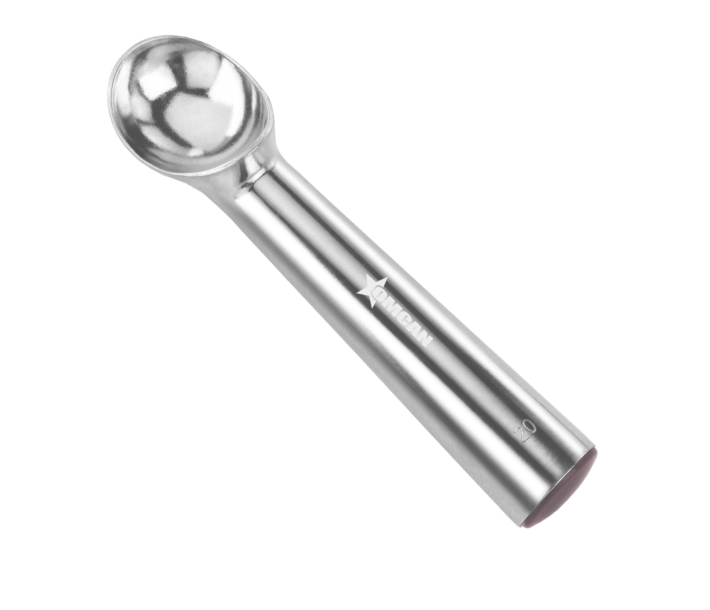 Omcan 2 oz. Aluminum Ice Cream Scoop/Dipper #20 - Brown - CA