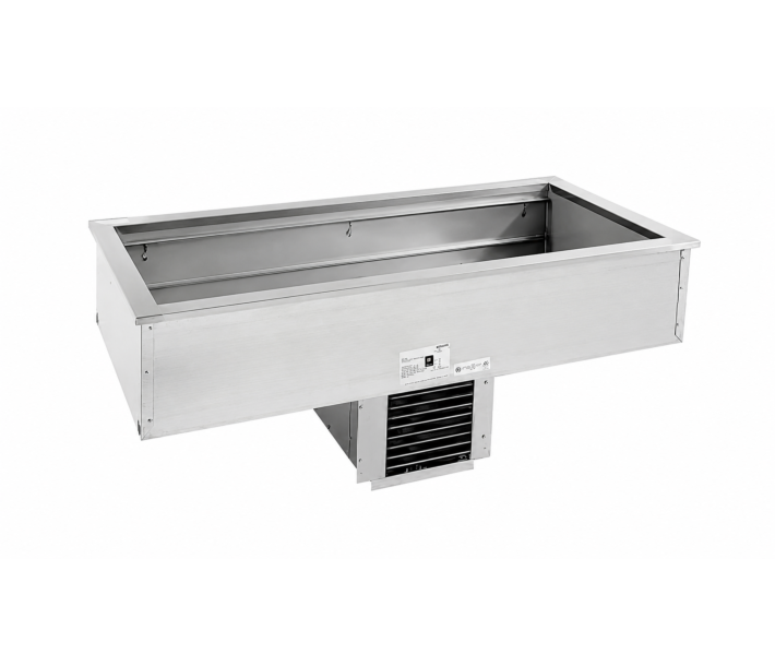 Delfield N8143BP Three Pan Drop In Refrigerated Cold Food Well 44" - CA