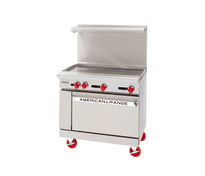American Range AR-36G 36" Heavy Duty Gas Range with 36" Griddle - 95,000 BTU - USA