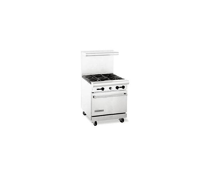 American Range AR-30-2WB-2B 30" Heavy Duty Gas Range with 4 Burners with Large Grates - USA