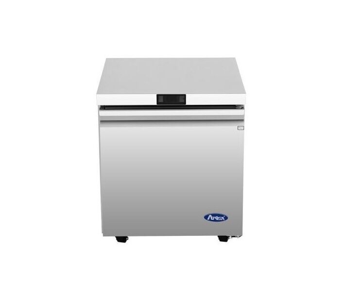 Atosa AUF27SD 27" Stainless Steel Single Door Undercounter Freezer with 7.15 cu.ft. Capacity - 115V - CA