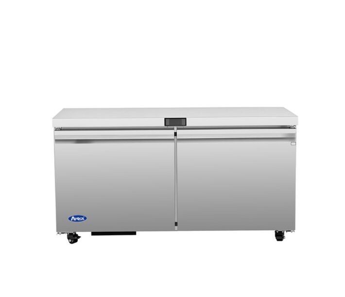 Atosa AUF Stainless Steel Two Door Undercounter Freezer - CA