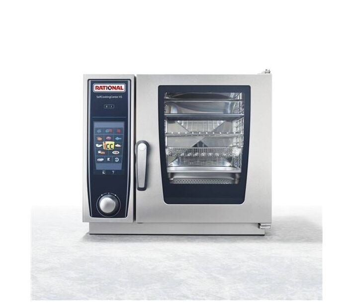 Rational iCombi Pro XS 4 Pan Half-Size Electric Combi Oven with Touch Screen - 208/240V, 3 Phase - USA
