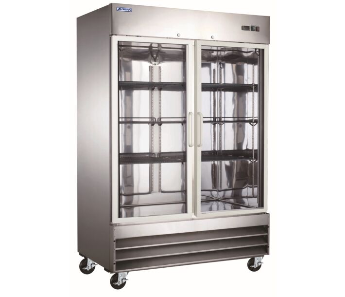 Aurora 54" Reach-In Stainless Steel Refrigerator with Glass Door, 41.3 cuft - CA