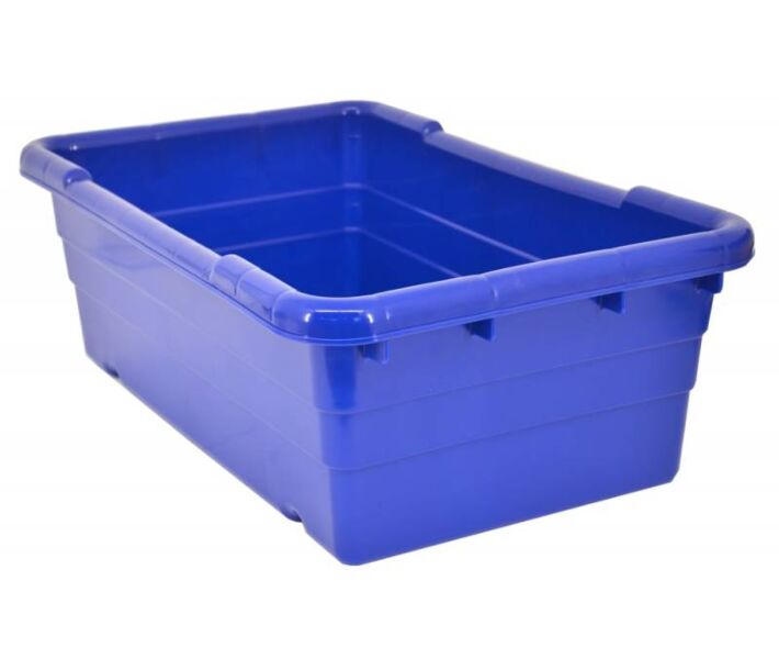 Omcan Meat Lug - Blue 25" X 16" X 8.5" - USA