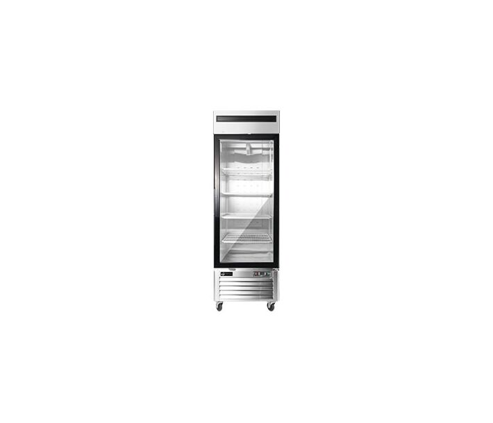 EFI F1-27GDSVC-L 27" One Glass Door Reach-In Freezer, Left-Hand, 115V - USA