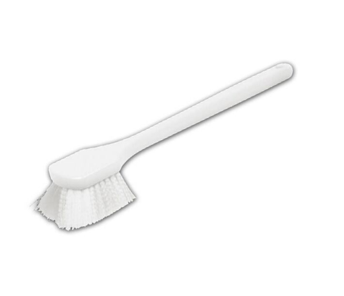 Winco 20" Plastic Pot Scrubbing Brush with Nylon Bristles - USA