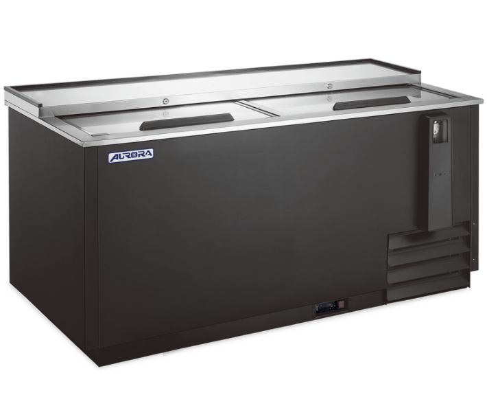 Aurora 50″ Reach-In Beer Bottle Cooler with 382L Capacity – 120V, 1/6HP - USA