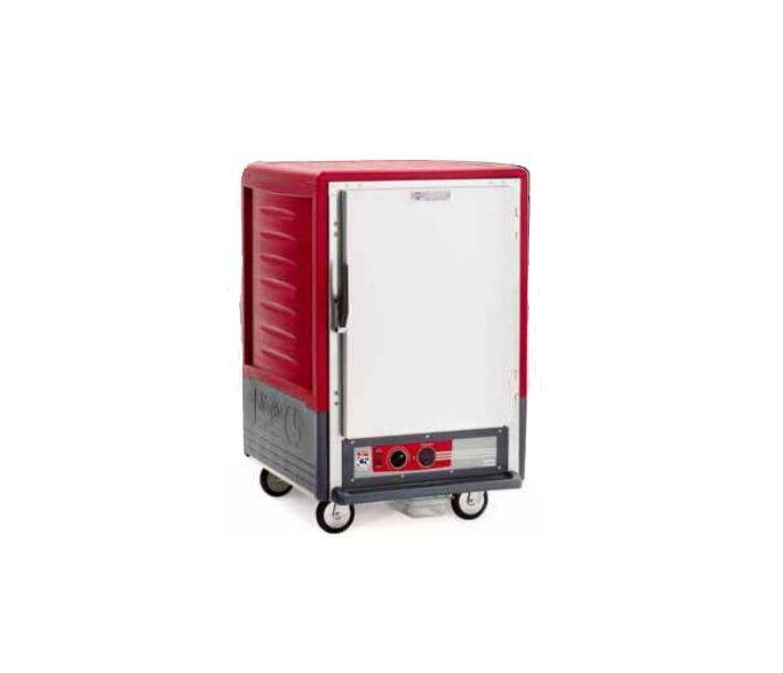 Metro C535-HFS-U C5 3 Series Heated Holding Cabinet with Solid Door - Red - CA