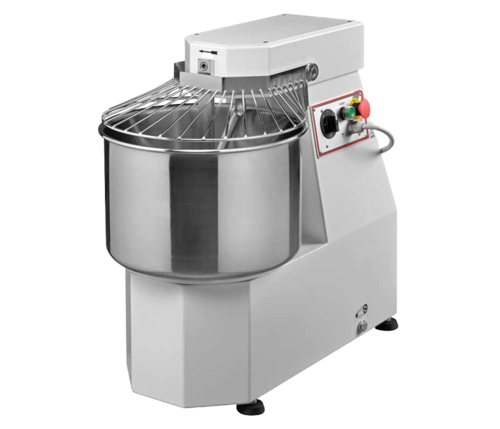 Avancini SP20 24 Qt. Heavy-Duty Spiral Dough Mixer with 40 lb. Capacity, 1 Speed - 220V, 1.2HP - CA