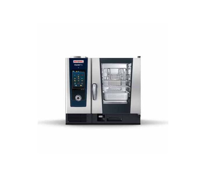 Rational iCombi Pro 6 Pan Half-Size Electric Combi Oven with Touch Screen Controls - 208/240V, 3 Phase - USA