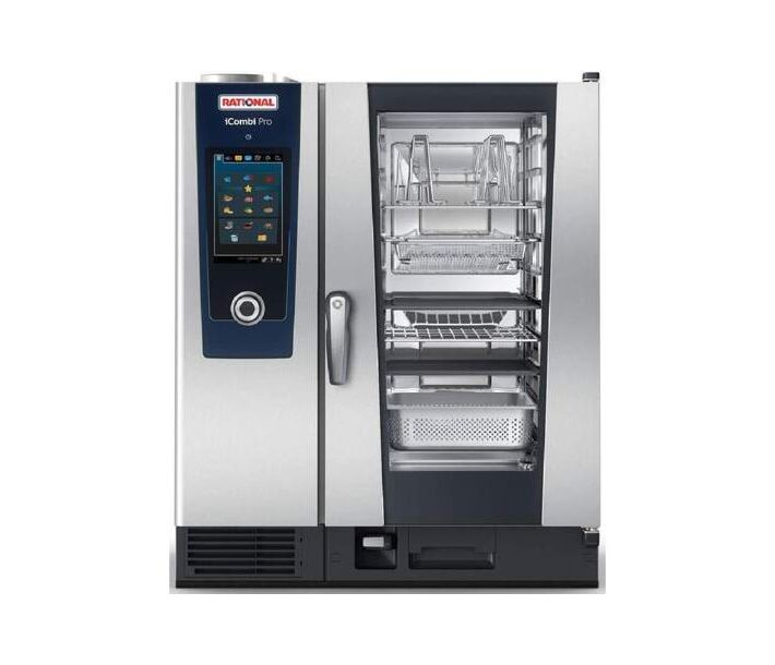Rational iCombi Pro 10 Pan Full-Size Liquid Propane Combi Oven with Touch Screen Controls - 208/240V, 1 Phase - USA