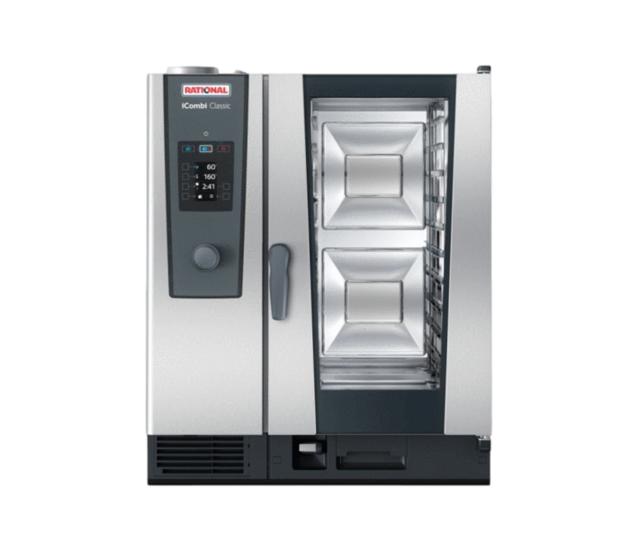 Rational iCombi Classic Single 10-Half Size Electric Combi Oven with Manual Controls - 208/240V, 3 Phase - USA