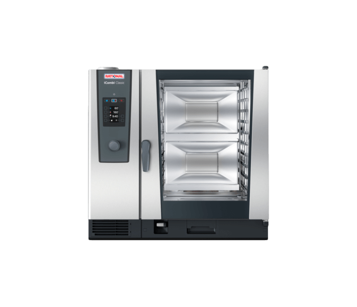 Rational iCombi Classic Single 10-Full Size Liquid Propane Combi Oven with Manual Controls - 208/240V, 1 Phase - USA