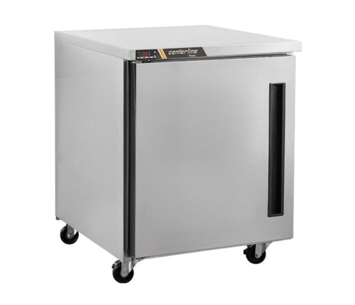 Centerline CLUC-27R-SD-L 27" Single Solid Door Undercounter Refrigerator with 6.5 cu.ft. Capacity - 115V - USA