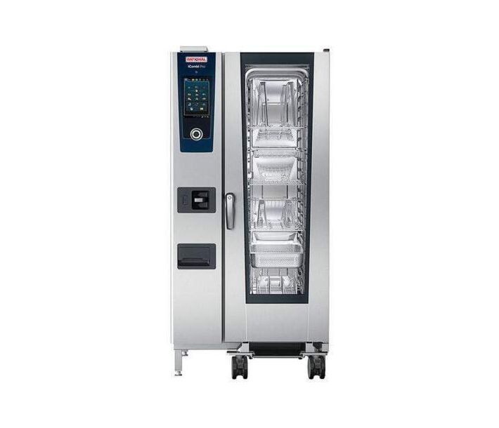 Rational iCombi Pro 20 Pan Half-Size Electric Combi Oven with Touch Screen Controls - 208/240V, 3 Phase - USA