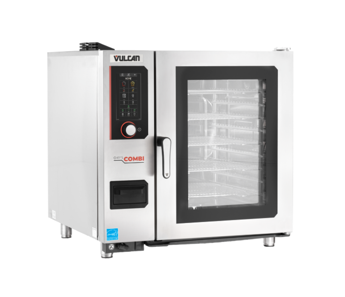 Vulcan Chef's Combi CHEF-102E 10-Pan Full-Size (GN 2/1) Electric Combi Oven - 480V, 45.8A, Energy Star Certified - USA
