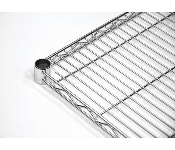 Zanduco 24" x 24" Heavy Duty Commercial Chrome Shelf - NSF - USA