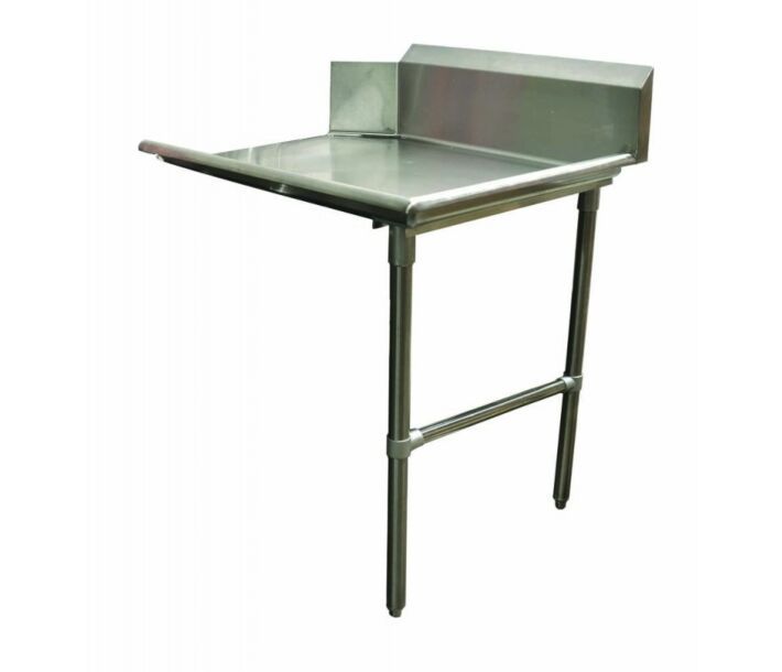 Zanduco 30" x 36" Right Side Stainless Steel Clean Dish Table - USA