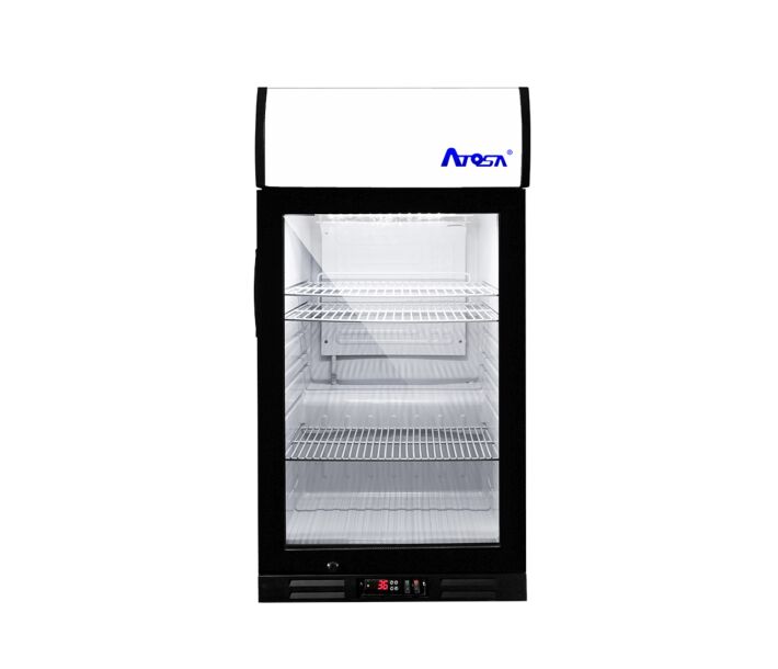 Atosa CTD-3ST 18" Countertop Glass Door Refrigerator Merchandiser with 2.4 Cu. Ft Capacity - 115V - CA