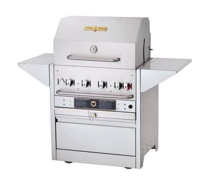 Crown Verity Hotel Series 64 3/4" Grill - 79,500 BTU Liquid Propane CV-MBI-36-LP - CA